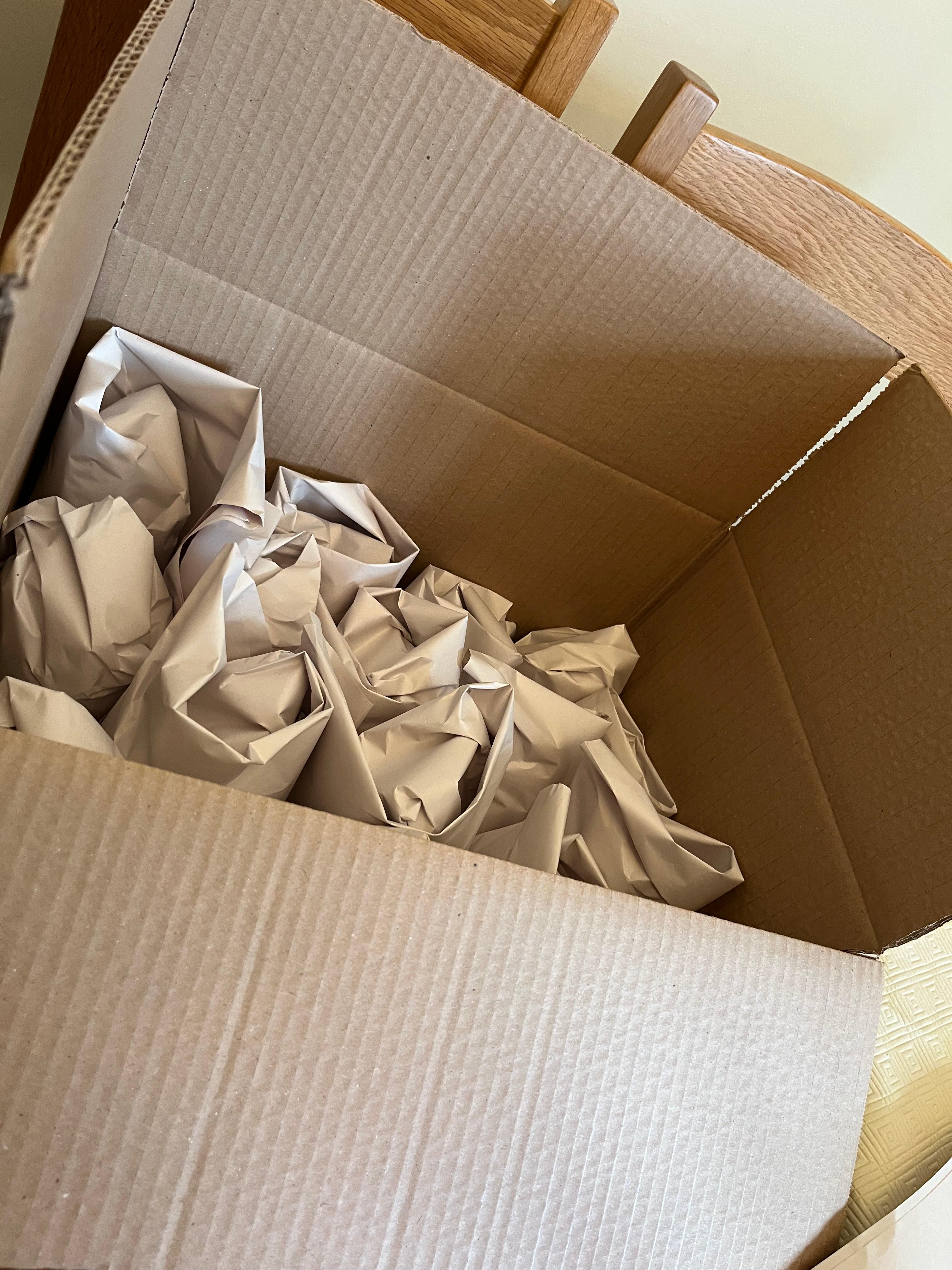 Part packing service for fragile items in London