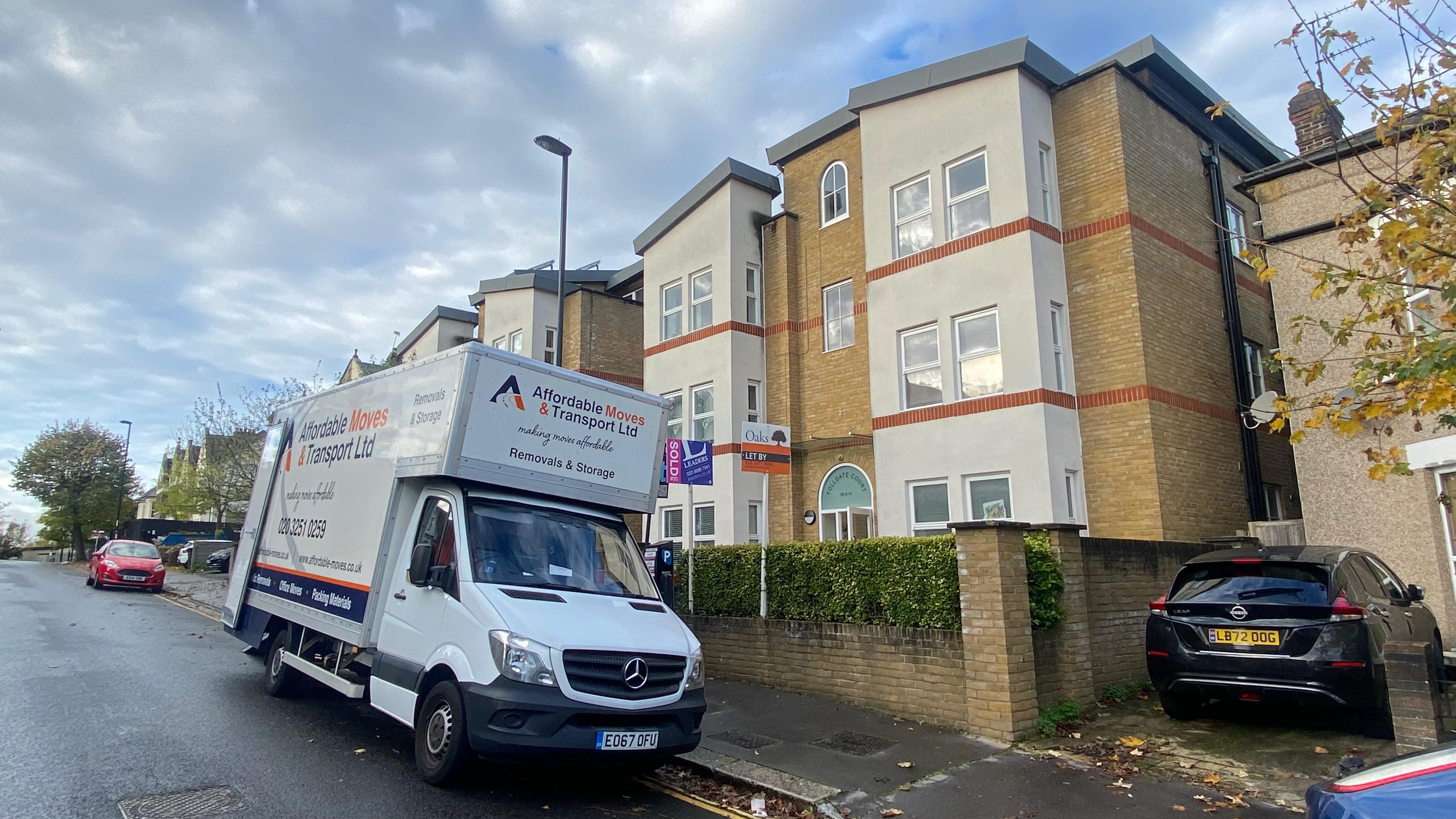 Delivery van for furniture delivery