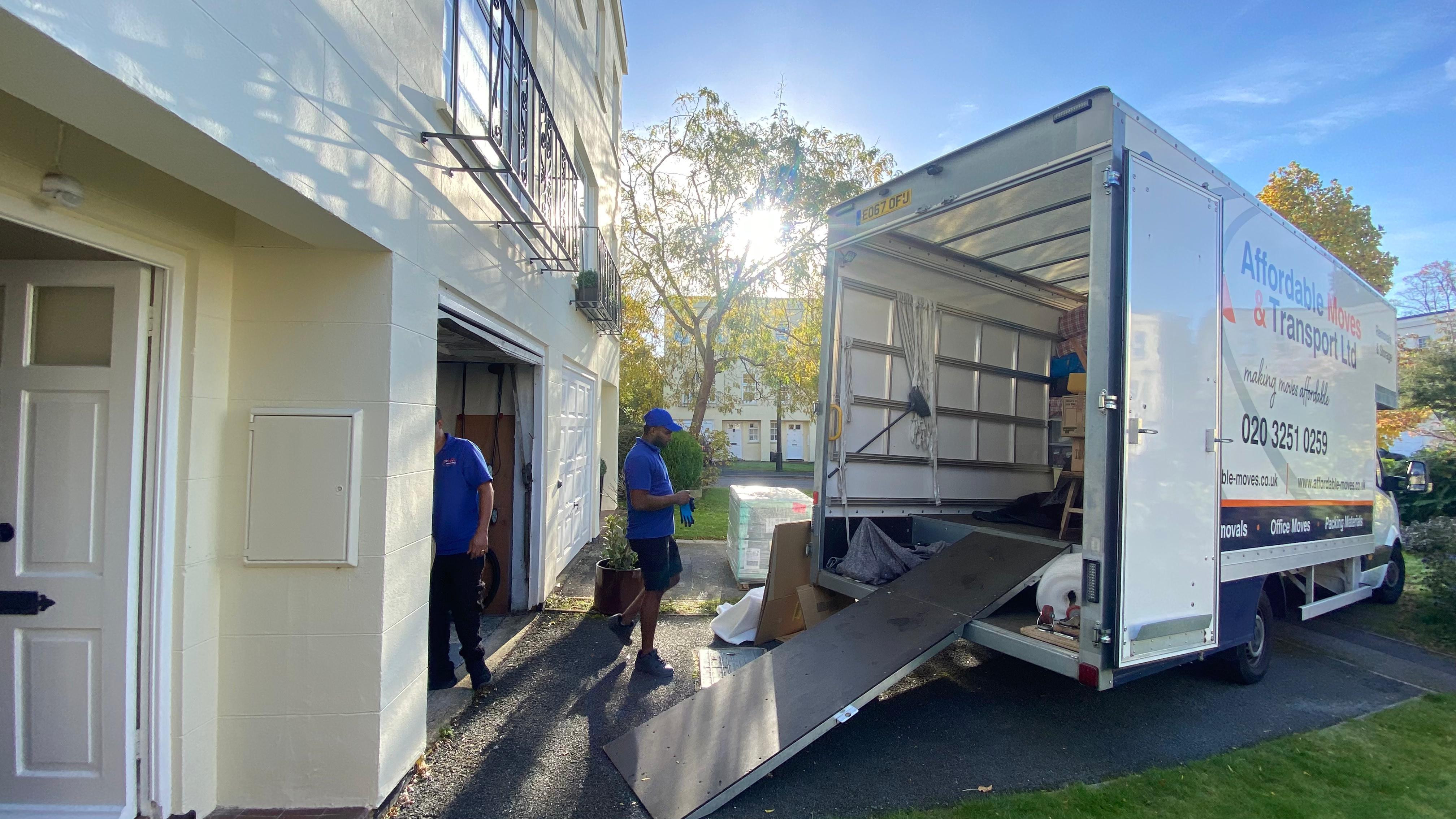 House removals van